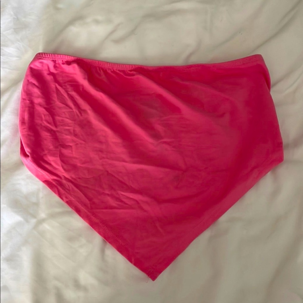 light pink crop top